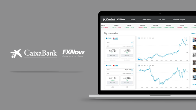 Trading in the currency market has never been so easy with CaixaBank FXNow