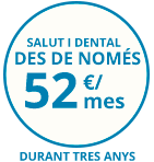 Preu assegurança 52 €/mes