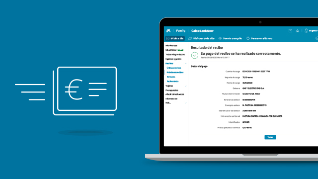 Pagar tus recibos en CaixaBankNow