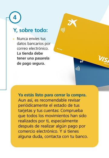 Cómo una compra segura por internet? Seguridad y | CaixaBank