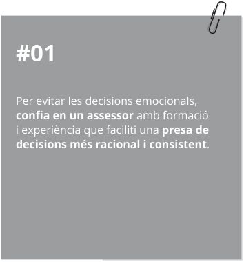 Confia en un assessor amb formació